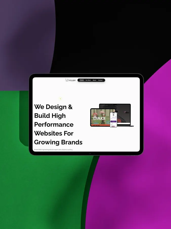 Technology support and infrastructure concept displayed across connected devices.